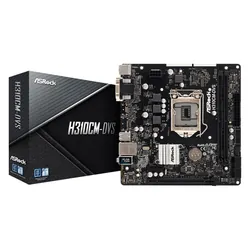 Asrock H310CM-DVS Intel® H310 LGA 1151 (Emplacement H4) micro ATX (90-MXB8K0-A0UAYZ)