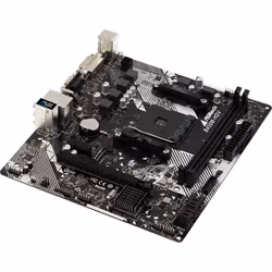 Asrock B450M-HDV R4.0 AMD B450 Emplacement AM4 micro ATX (90-MXB9N0-A0UAYZ) - Vue supplémentaire 3