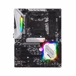 Asrock B450 STEEL LEGEND carte mère AMD B450 Emplacement AM4 micro ATX - Vue supplémentaire 2