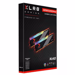 PNY MD32GK2D5640040MXRGB Barrette Mémoire 32 Go 2 x 16 Go DDR5 6400 MHz - Vue supplémentaire 4