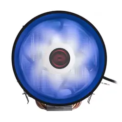 Mars Gaming MCPURGB système de refroidissement d’ordinateur Processeur Refroidisseur 12 cm Noir, Acier inoxydable