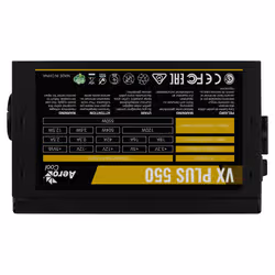 Aerocool VX PLUS 550 unité d'alimentation d'énergie 550 W 20+4 pin ATX ATX Noir - Vue supplémentaire 3