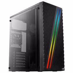 Aerocool Streak Midi Tower Noir - Vue supplémentaire 3