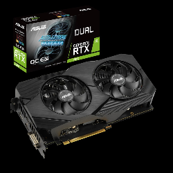 ASUS Dual -RTX2060-O6G-EVO carte graphique NVIDIA GeForce RTX 2060 6 Go GDDR6 (DUAL-RTX2060-O6G-EVO)