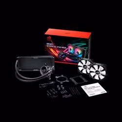 ASUS ROG STRIX LC 240 RGB Processeur Refroidisseur de liquide tout-en-un 12 cm Noir - Vue supplémentaire 2
