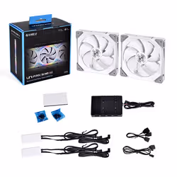 Lian Li Uni Fan SL140 Boitier PC Ventilateur 14 cm Blanc 2 pièce(s) - Vue supplémentaire 2
