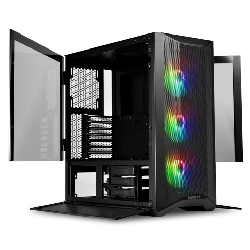 Lian Li LANCOOL II MESH RGB Midi Tower Noir, Transparent