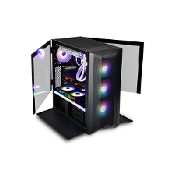 Lian Li LANCOOL II MESH RGB Midi Tower Noir, Transparent