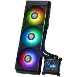 Lian Li HydroShift LCD 360RGB Boitier PC Refroidisseur de liquide tout-en-un 12 cm Noir