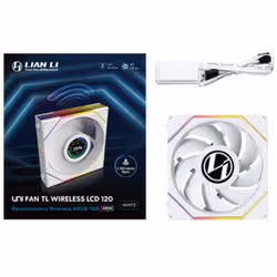 Lian Li Uni Fan TL120 LCD Wireless Boitier PC Ventilateur 12 cm Blanc 1 pièce(s) - Vue supplémentaire 5