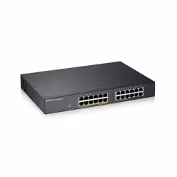 Zyxel GS1900-24EP Géré L2 Gigabit Ethernet (10/100/1000) Connexion Ethernet, supportant l'alimentation via ce port (PoE) Noir - Vue supplémentaire 2