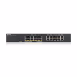 Zyxel GS1900-24EP Géré L2 Gigabit Ethernet (10/100/1000) Connexion Ethernet, supportant l'alimentation via ce port (PoE) Noir - Vue supplémentaire 3