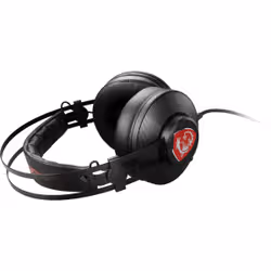 MSI DS502 GAMING HEADSET écouteur/casque Avec fil Arceau Jouer Noir, Rouge - Vue supplémentaire 3
