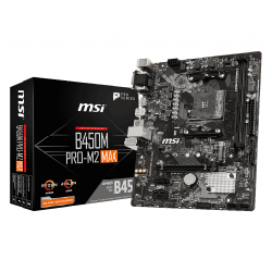 MSI B450M PRO-M2 MAX Emplacement AM4 Micro ATX AMD B450