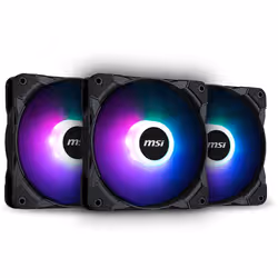 MSI MAX F12A-3 computer cooling system Boitier PC Ventilateur Noir - Vue supplémentaire 2