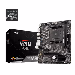 MSI A520M-A PRO Emplacement AM4 - Vue supplémentaire 5