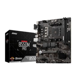 MSI B550M PRO carte mère AMD B550 Emplacement AM4 micro ATX (7D14-006R)