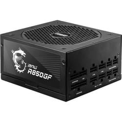 MSI MPG A850GF unité d'alimentation d'énergie 850 W 24-pin ATX ATX Noir (306-7ZP0C11-CE0)