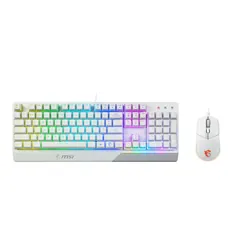 MSI Vigor GK30 Combo White clavier USB QWERTY Français Blanc