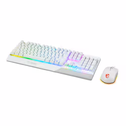 MSI Vigor GK30 Combo White clavier USB QWERTY Français Blanc - Vue supplémentaire 2