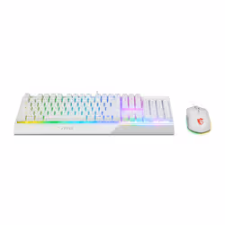 MSI Vigor GK30 Combo White clavier USB QWERTY Français Blanc - Vue supplémentaire 3