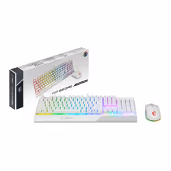 MSI Vigor GK30 Combo White clavier USB QWERTY Français Blanc - Vue supplémentaire 5