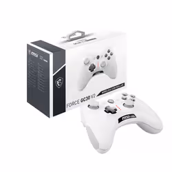 MSI S10-43G0040-EC4 accessoire de jeux vidéo Blanc USB 2.0 Manette de jeu Analogique/Numérique Android, PC - Vue supplémentaire 5