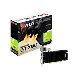 MSI N730K-2GD3H/LP carte graphique NVIDIA GeForce GT 730 2 Go GDDR3