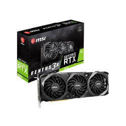 MSI RTX 3080 VENTUS 3X 10G OC LHR carte graphique NVIDIA GeForce RTX 3080 10 Go GDDR6X