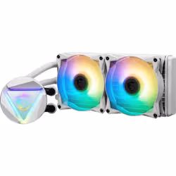 MSI MAG CORELIQUID 240R V2 WHITE système de refroidissement d’ordinateur Boitier PC Refroidisseur 2,5 cm Blanc - Vue supplémentaire 3