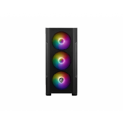 MSI MAG FORGE M100R unité centrale Midi Tower Noir, Transparent