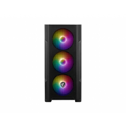 MSI MAG FORGE M100A unité centrale Micro Tower Noir, Transparent