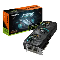 GIGABYTE GeForce RTX 5070 Ti GAMING OC 16G Carte Graphique - 16 Go GDDR7, 256 bits, PCI-E 5.0, 2588 MHz Core Clock, 3 x DP 2.1a, 1 x HDMI 2.1b, NVIDIA DLSS 4, GV-N507TGAMING OC-16GD