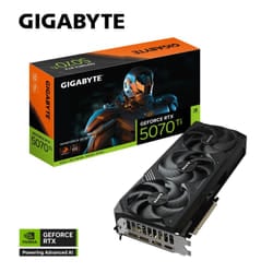 GIGABYTE GeForce RTX 5070 Ti WINDFORCE OC SFF 16G Carte Graphique - 16 Go GDDR7, 256 bits, PCI-E 5.0, XXXX MHz Core Clock, 3 x DP 2.1a, 1 x HDMI 2.1b, NVIDIA DLSS 4, GV-N507TWF3OC-16GD