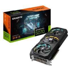 GIGABYTE GeForce RTX 5070 GAMING OC 12G Carte Graphique - 12 Go GDDR7, 192 bits, PCI-E 5.0, 2625 MHz Core Clock, 3 x DP 2.1a, 1 x HDMI 2.1b, NVIDIA DLSS 4, GV-N5070GAMING OC-12GD