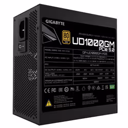 GIGABYTE UD1000GM PG5 unité d'alimentation d'énergie 1000 W 20+4 pin ATX ATX Noir - Vue supplémentaire 5