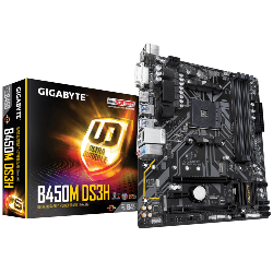 Gigabyte B450M DS3H carte mère AMD B450 Emplacement AM4 micro ATX (B450M DS3H)