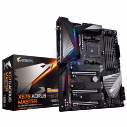 Gigabyte X570 AORUS MASTER (rev. 1.0) AMD X570 Emplacement AM4 ATX (X570 AORUS MASTER) - Vue supplémentaire 2