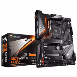 Gigabyte X570 AORUS ULTRA (rev. 1.0) AMD X570 Emplacement AM4 ATX (X570 AORUS ULTRA) - Vue supplémentaire 2