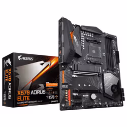 Gigabyte X570 AORUS ELITE (rev. 1.0) AMD X570 Emplacement AM4 ATX (X570 AORUS ELITE) - Vue supplémentaire 2