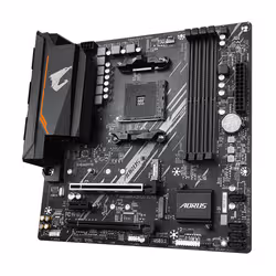 Gigabyte B550M AORUS ELITE AMD B550 Emplacement AM4 micro ATX (B550M AORUS ELITE) - Vue supplémentaire 4