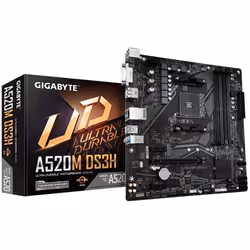 Gigabyte MB A520M DS3H Emplacement AM4 Micro ATX - Vue supplémentaire 2