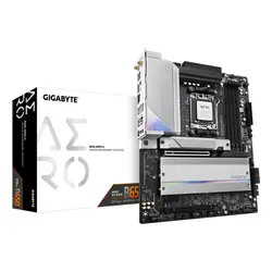 GIGABYTE B650 AERO G Carte mère - Compatible avec les processeurs AMD Ryzen série 9000, jusqu'à 8000 MHz DDR5 (OC), 1xPCIe 5.0 + 2xPCIe 4.0 M.2, LAN 2,5 GbE, WIFI 6E, USB 3.2 Gen 2