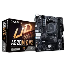 Gigabyte A520M K V2 carte mère AMD A520 Emplacement AM4 micro ATX