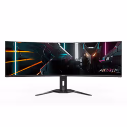 GIGABYTE AORUS CO49DQ écran plat de PC 124,5 cm (49") 5120 x 1440 pixels Dual QHD Noir - Vue supplémentaire 2