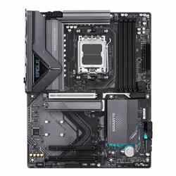 GIGABYTE X870 EAGLE WIFI7 Carte Mère - Prend en charge les processeurs AMD Ryzen 9000, 14+2+2 phases VRM, jusqu'à 8000MHz DDR5 (OC), 1xPCIe 5.0 + 2xPCIe 4.0, Wi-Fi 7, LAN 2,5GbE, USB 4 - Vue supplémentaire 2