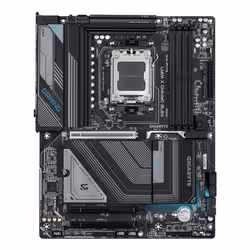 GIGABYTE X870 GAMING X WIFI7 Carte Mère - Prend en charge les processeurs AMD Ryzen 9000, 16+2+2 phases VRM, jusqu'à 8000MHz DDR5 (OC), 1xPCIe 5.0 + 2xPCIe 4.0, Wi-Fi 7, LAN 2,5GbE, USB 4 - Vue supplémentaire 2