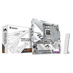 GIGABYTE B850M AORUS ELITE WIFI6E ICE AMD B850 Emplacement AM5 micro ATX
