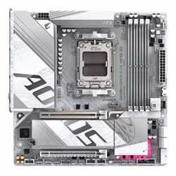 GIGABYTE B850M AORUS ELITE WIFI6E ICE AMD B850 Emplacement AM5 micro ATX - Vue supplémentaire 2
