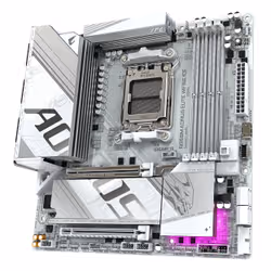 GIGABYTE B850M AORUS ELITE WIFI6E ICE AMD B850 Emplacement AM5 micro ATX - Vue supplémentaire 4